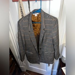 Plaid Blazer
